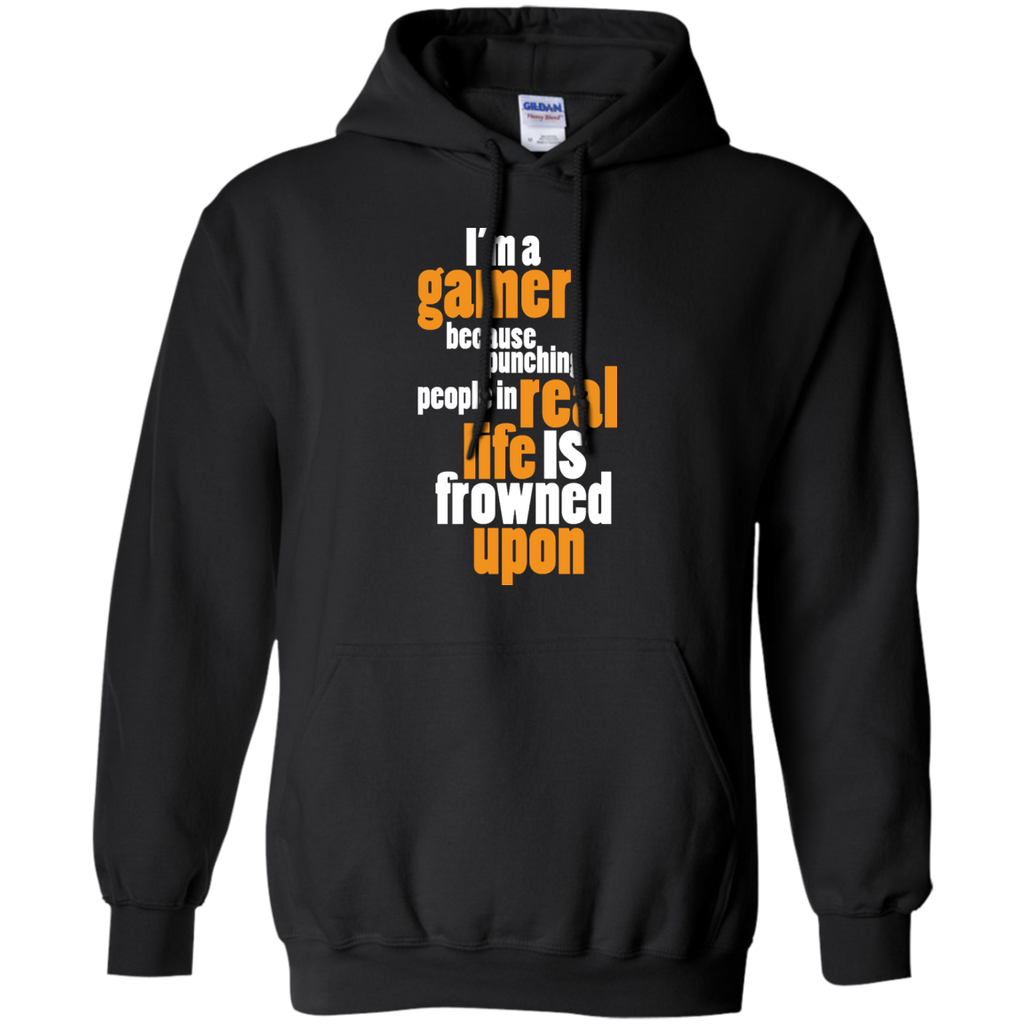 i'm a gamer because punching people in real life is frowned upon T-Shirt