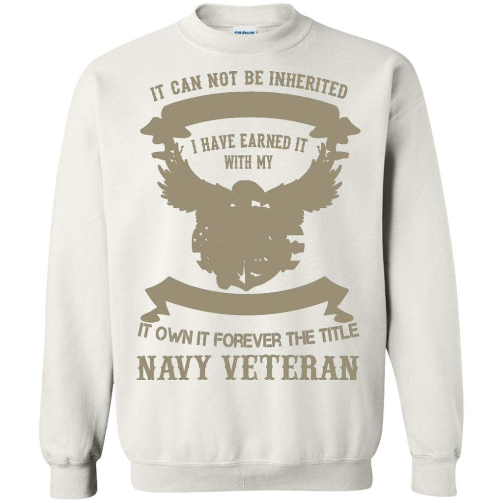 it can not be inherited...navy veteran T-Shirt