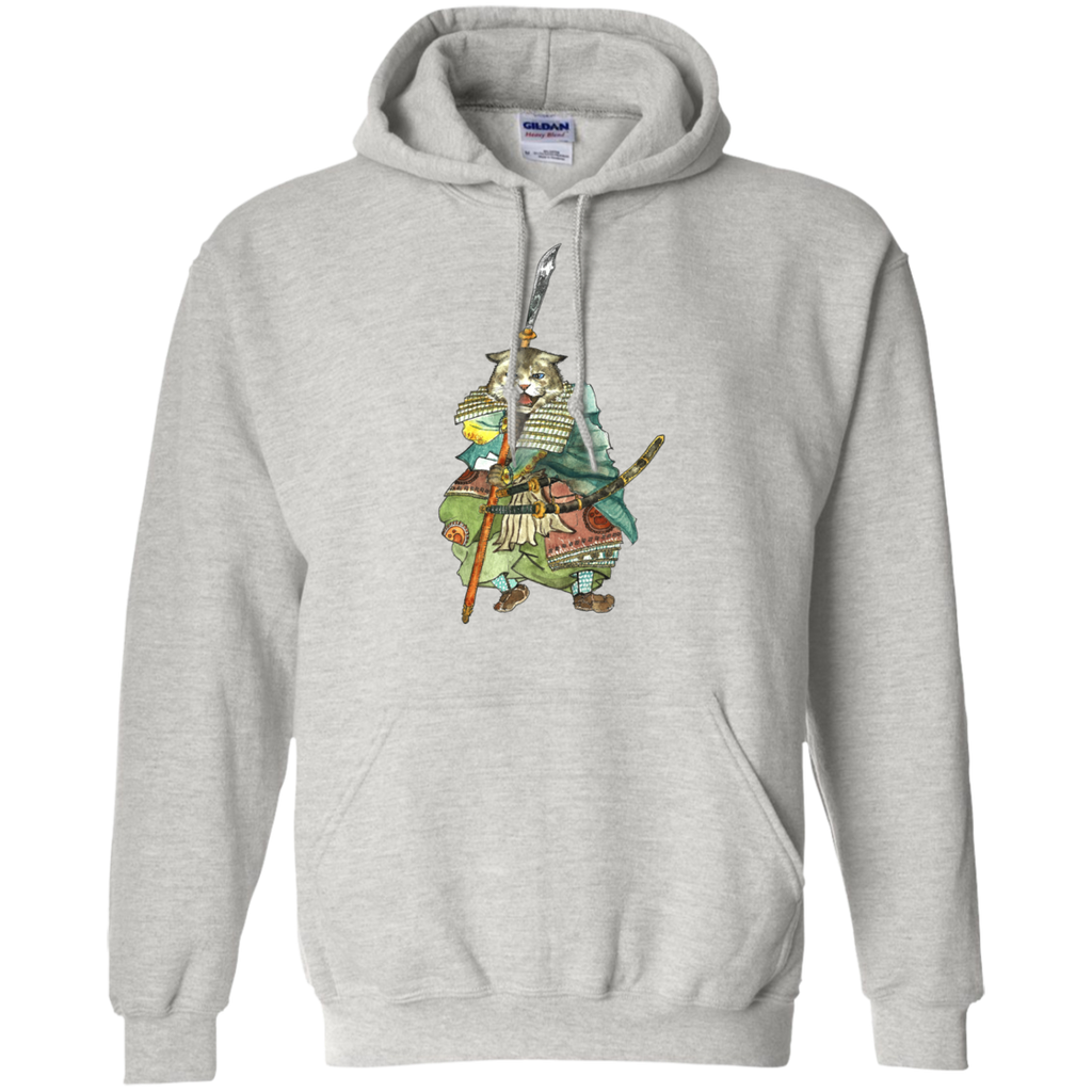 japanese samurai cat with two swords sweatshirt T-Shirt
