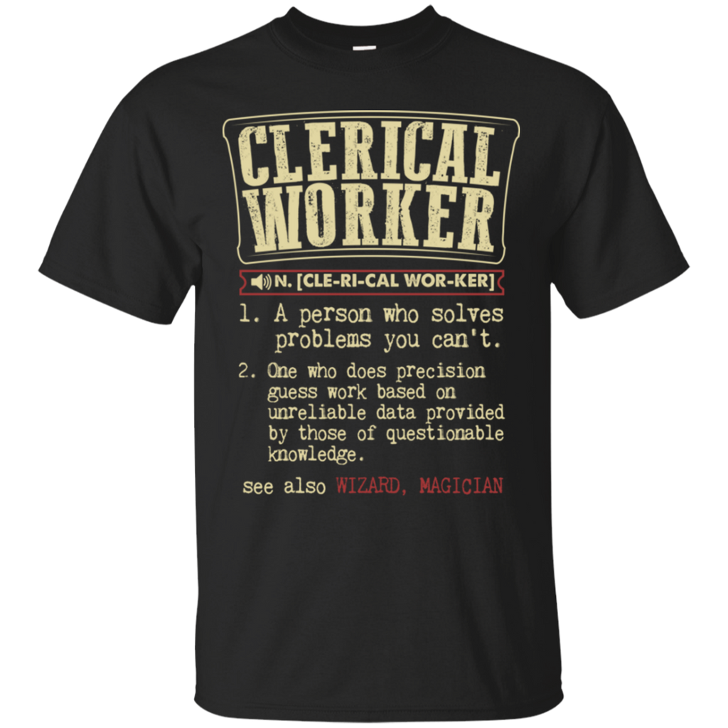 clerical worker funny dictionary term T-Shirt