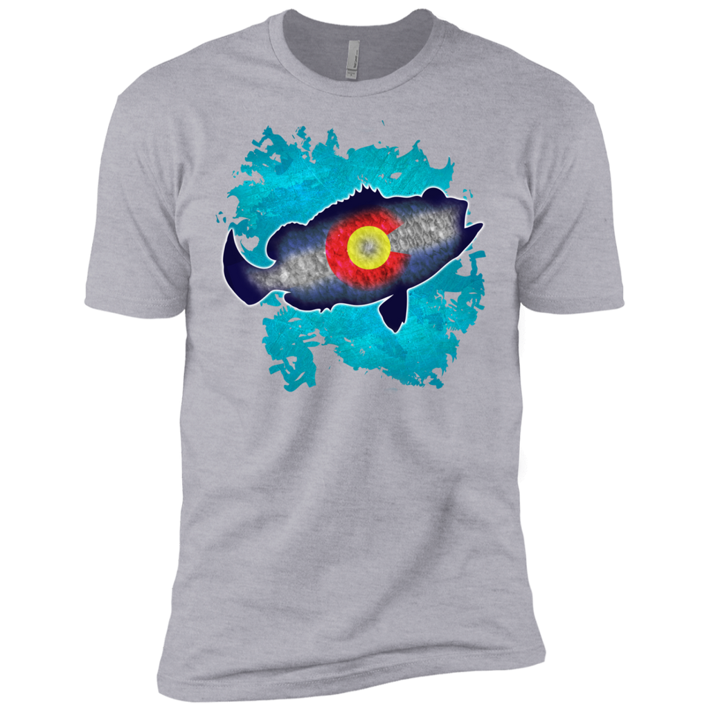 colorado flag bass fish splash T-Shirt
