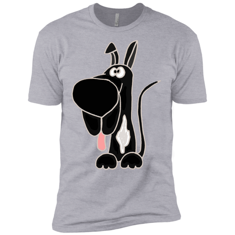 funny cute black great dane dog art T-Shirt