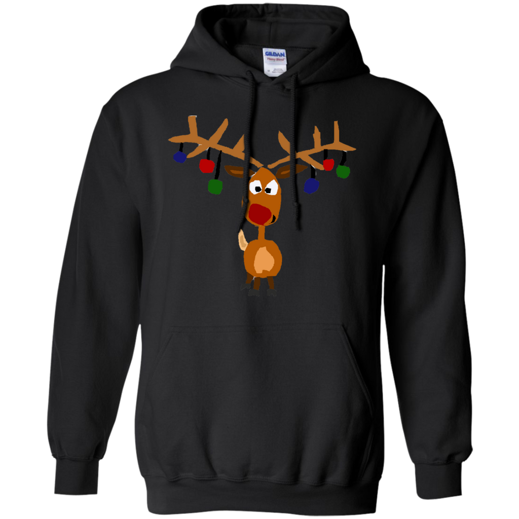 cool funny rudolph red nosed reindeer christmas art sweater T-Shirt