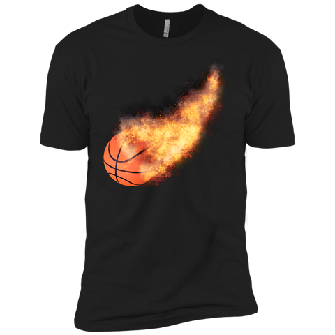 flaming basketball T-Shirt