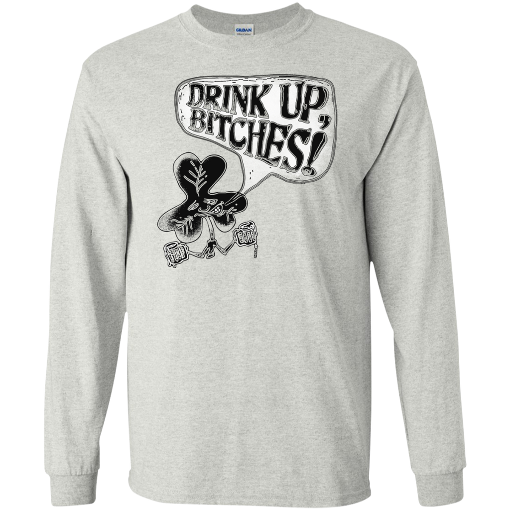 drink up bitches irish shamrock  funny T-Shirt