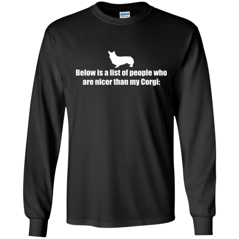 below is a list of people - corgi T-Shirt