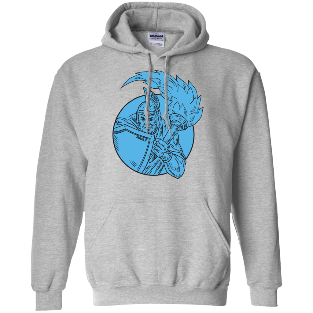centurion soldier torch circle drawing sweatshirt T-Shirt