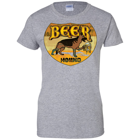 beer hound vintage style drinking T-Shirt