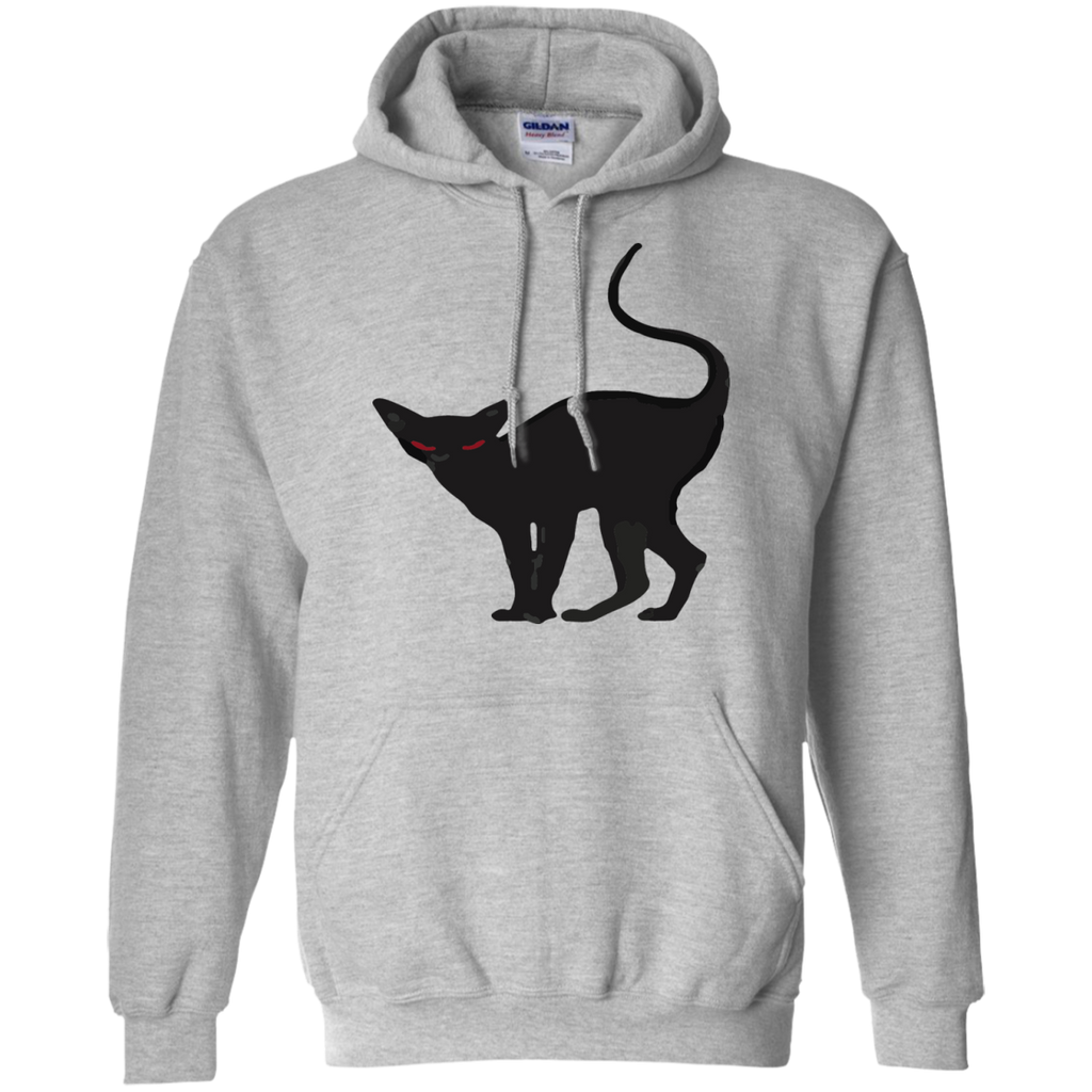 creepy black halloween cat sweatshirt T-Shirt