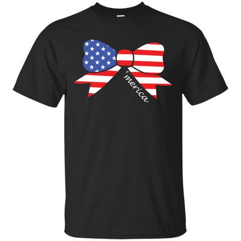 america bow graphic patriotic 'merica T-Shirt