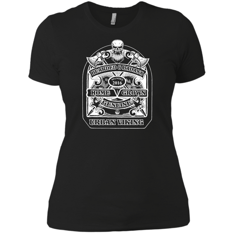 bearded & badass home grown genuine urban viking T-Shirt