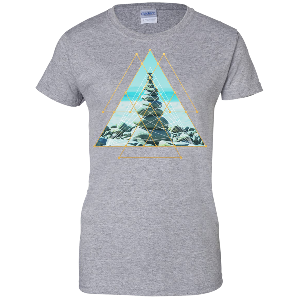 balanced rocks sacred geometry T-Shirt