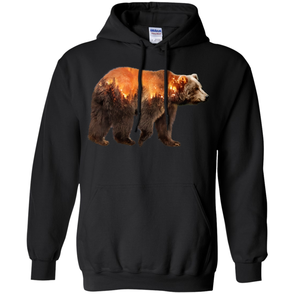 bear escape from mountain fire sweatshirt T-Shirt