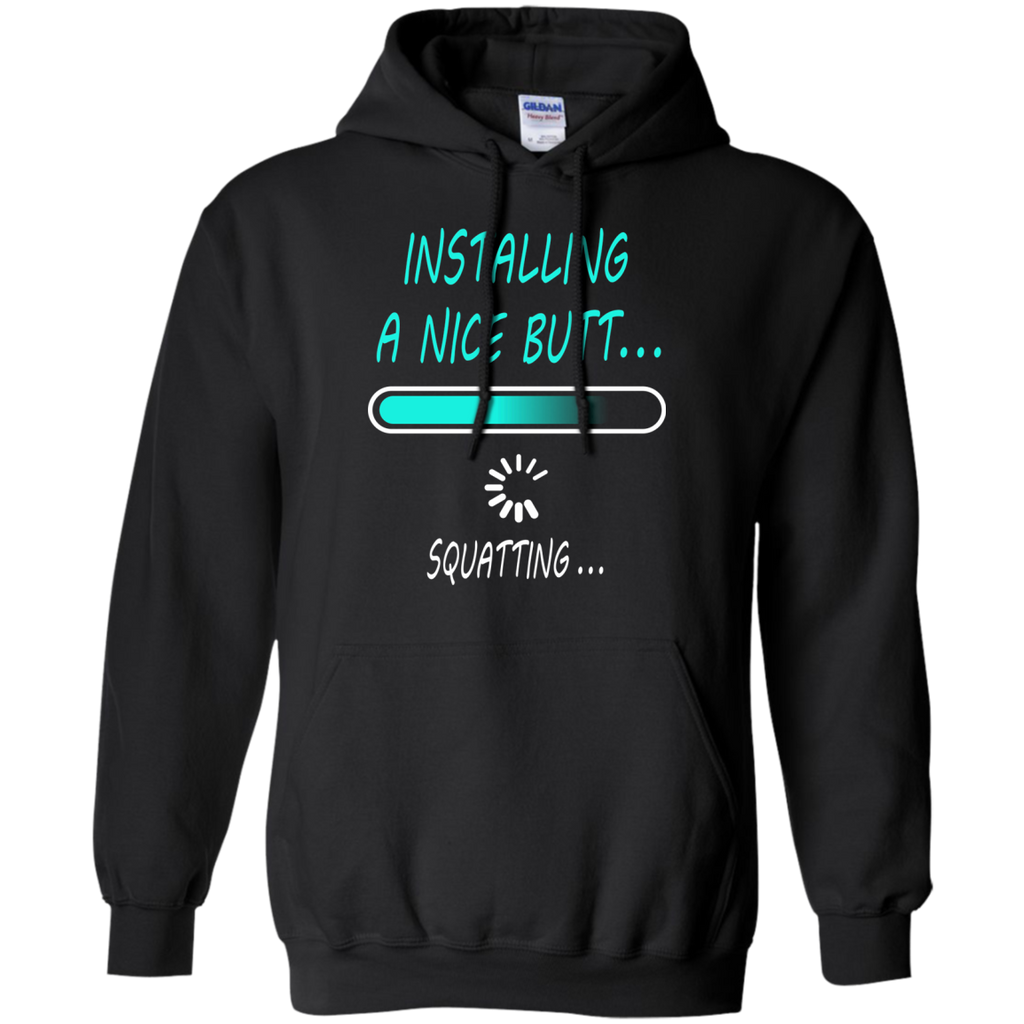 installing a nice butt quatting tshirt T-Shirt