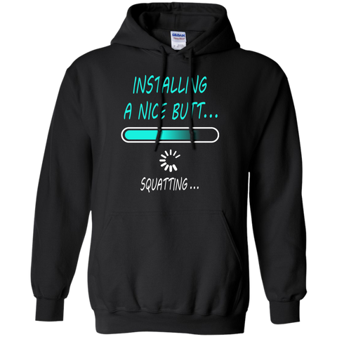 installing a nice butt quatting tshirt T-Shirt