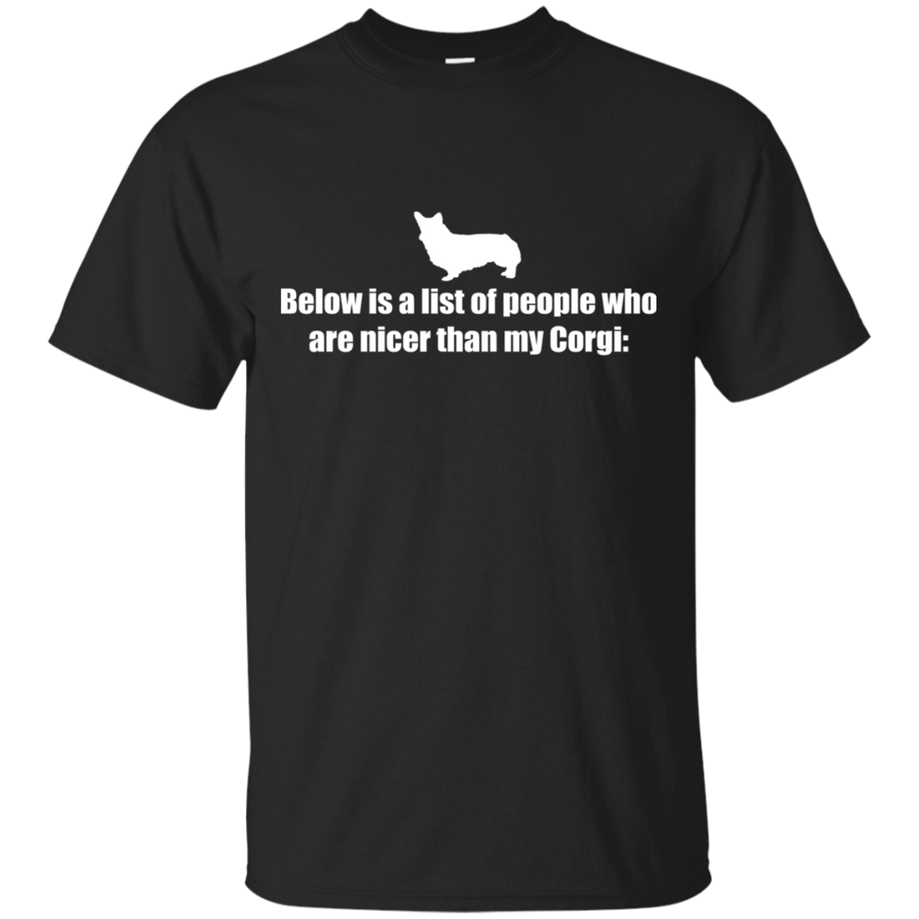 below is a list of people - corgi T-Shirt