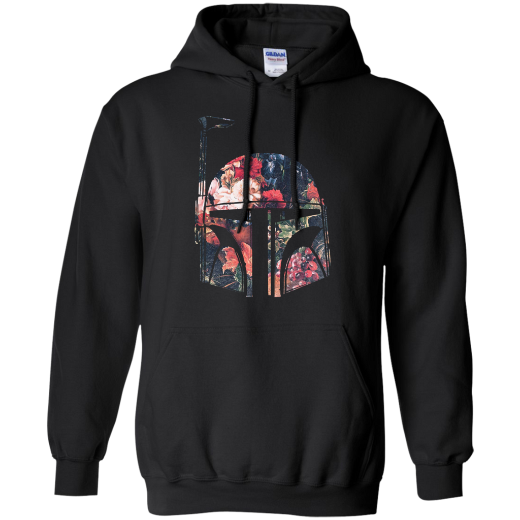 floral boba fett helmet T-Shirt
