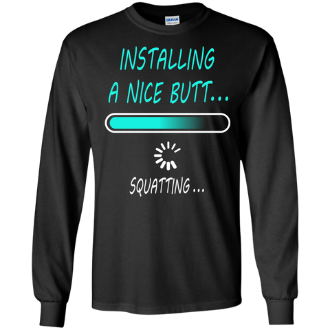 installing a nice butt quatting tshirt T-Shirt