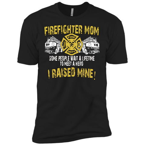 firefighter mom some people wait to meet a hero T-Shirt