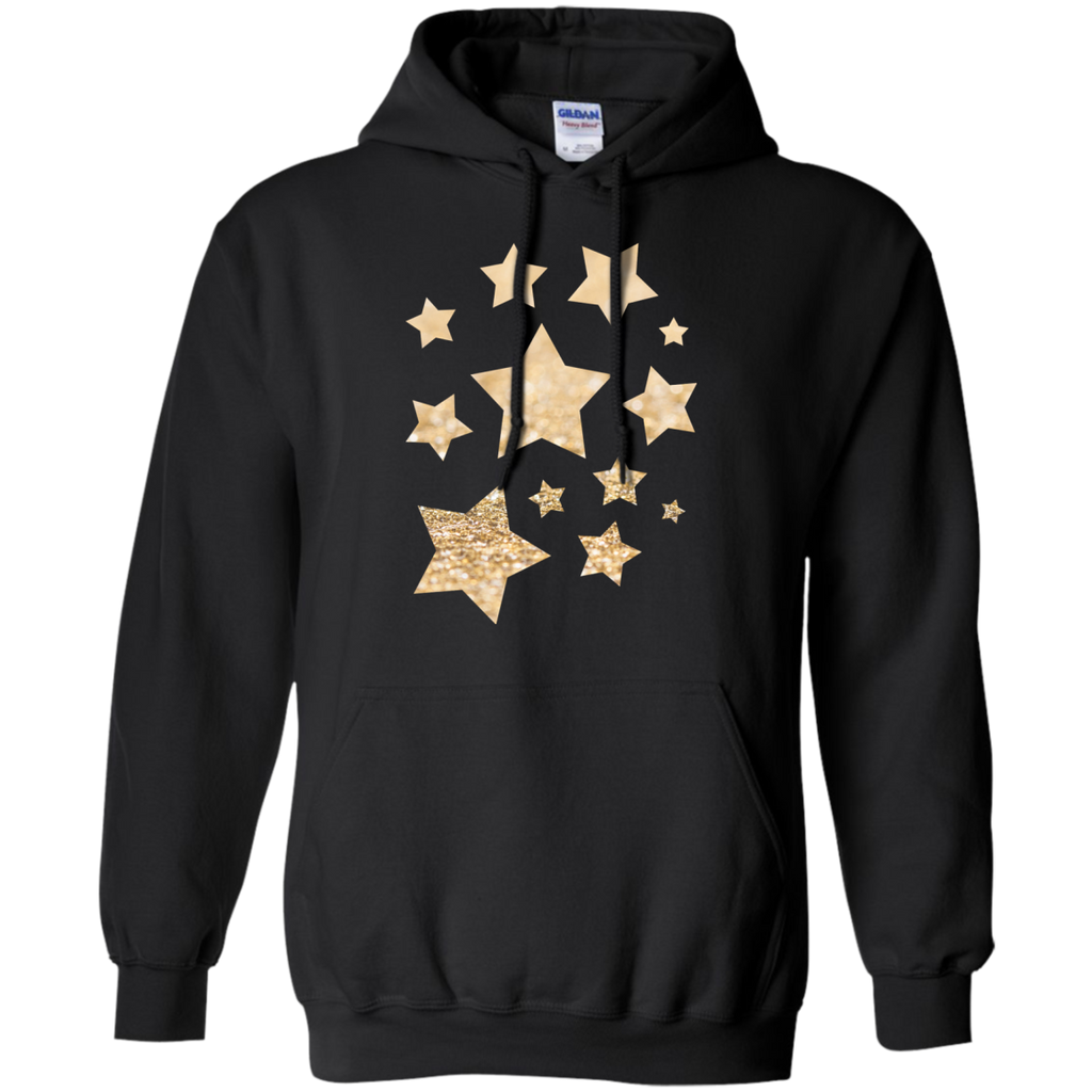 beautiful champagne gold glitter sparkles stars T-Shirt