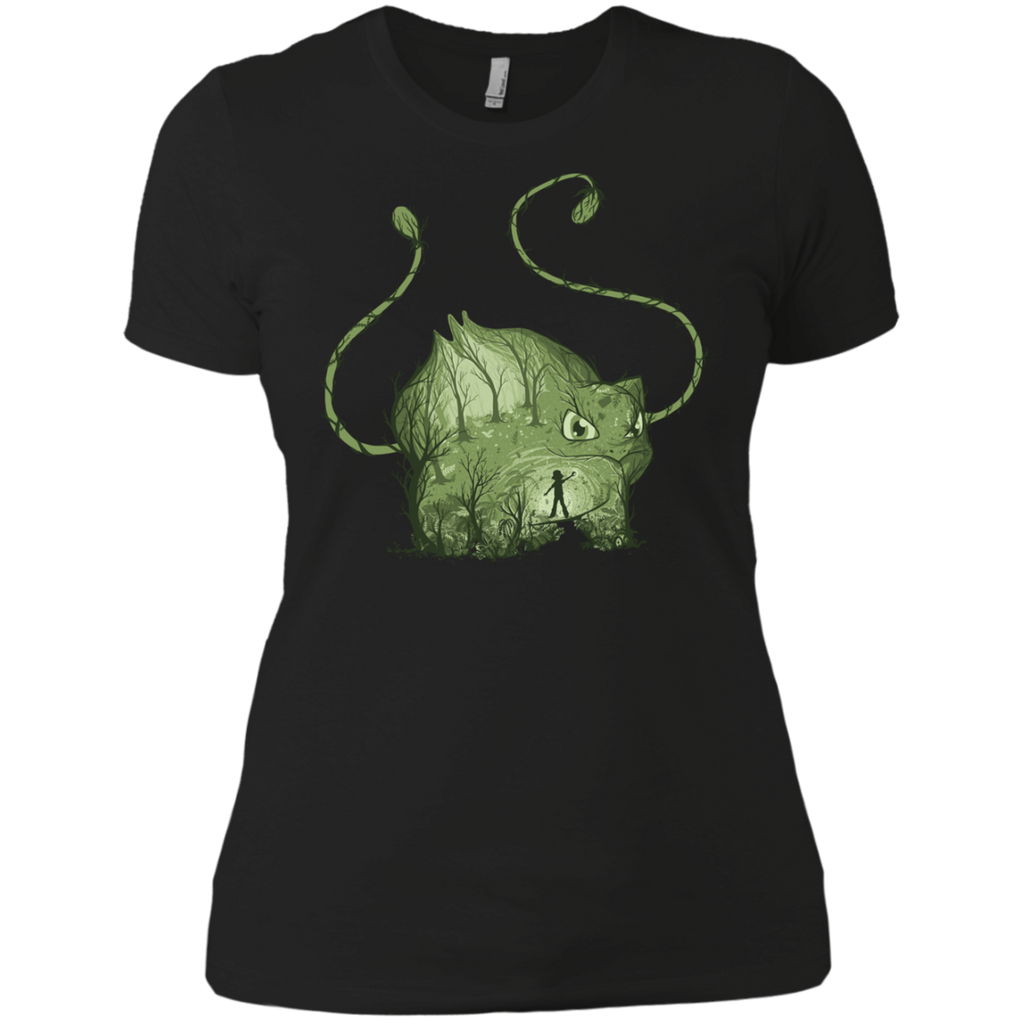 inside the green T-Shirt