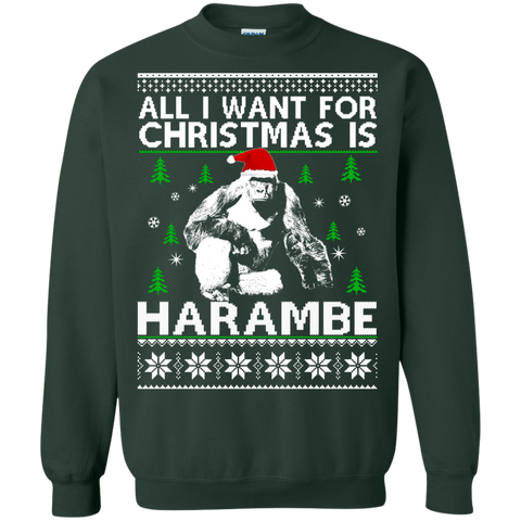 all i want for christmas is harambe sweater, T-Shirt