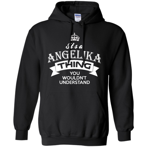 angelika, its an angelika thing you wouldnt understand, keep calm and let angelika hand it, angelika funny tshirt, names T-Shirt