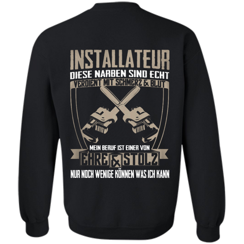 installateur diese narben sind echt verdient mit schmerz und blut T-Shirt