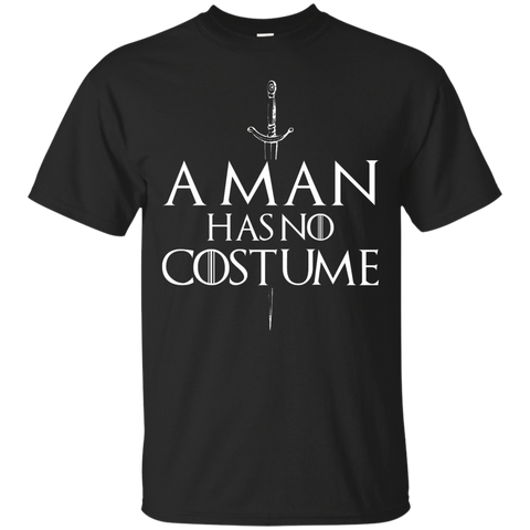 a man has no costume halloween tshirt custom T-Shirt