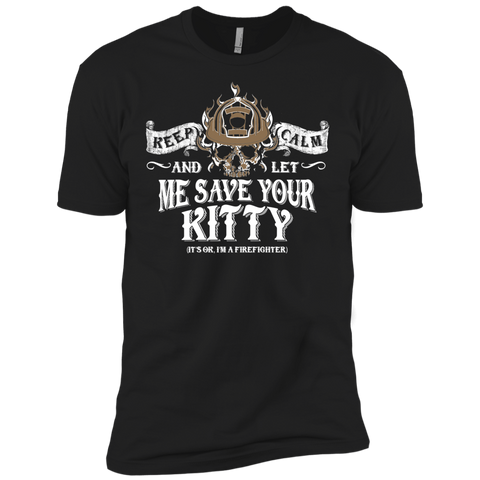 firefighter save your kitty 23 T-Shirt