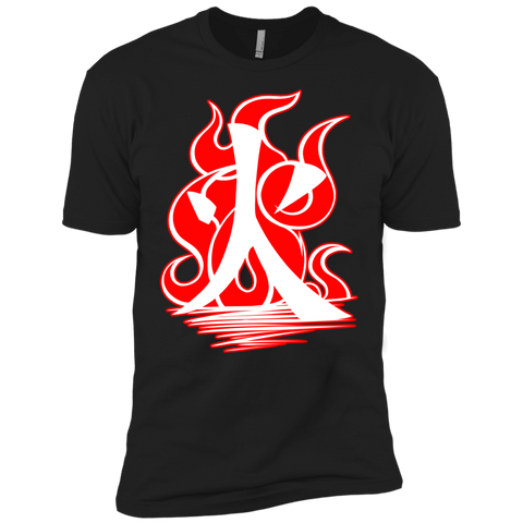 fire clan symbol v2 (white) T-Shirt