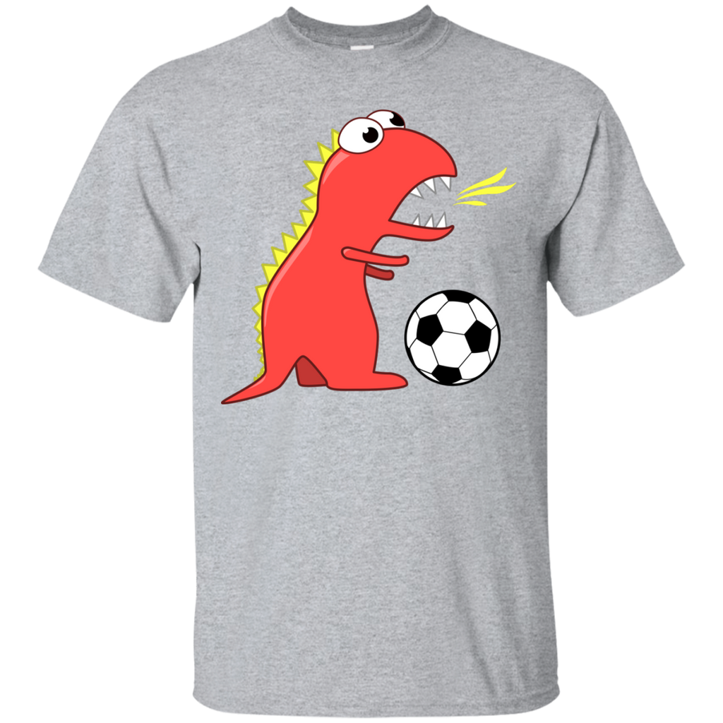 funny dinosaur soccer player sweatshirt T-Shirt