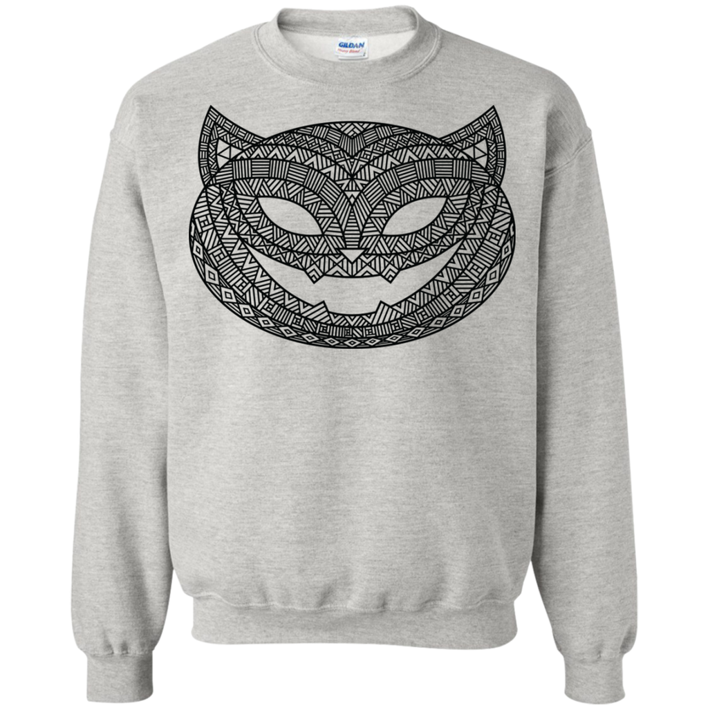 black patterned halloween cat sweatshirt T-Shirt