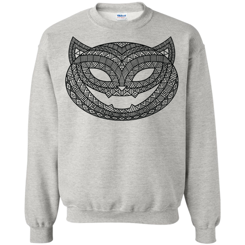 black patterned halloween cat sweatshirt T-Shirt