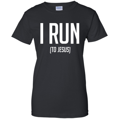 i run to jesus tanks/tees - running T-Shirt