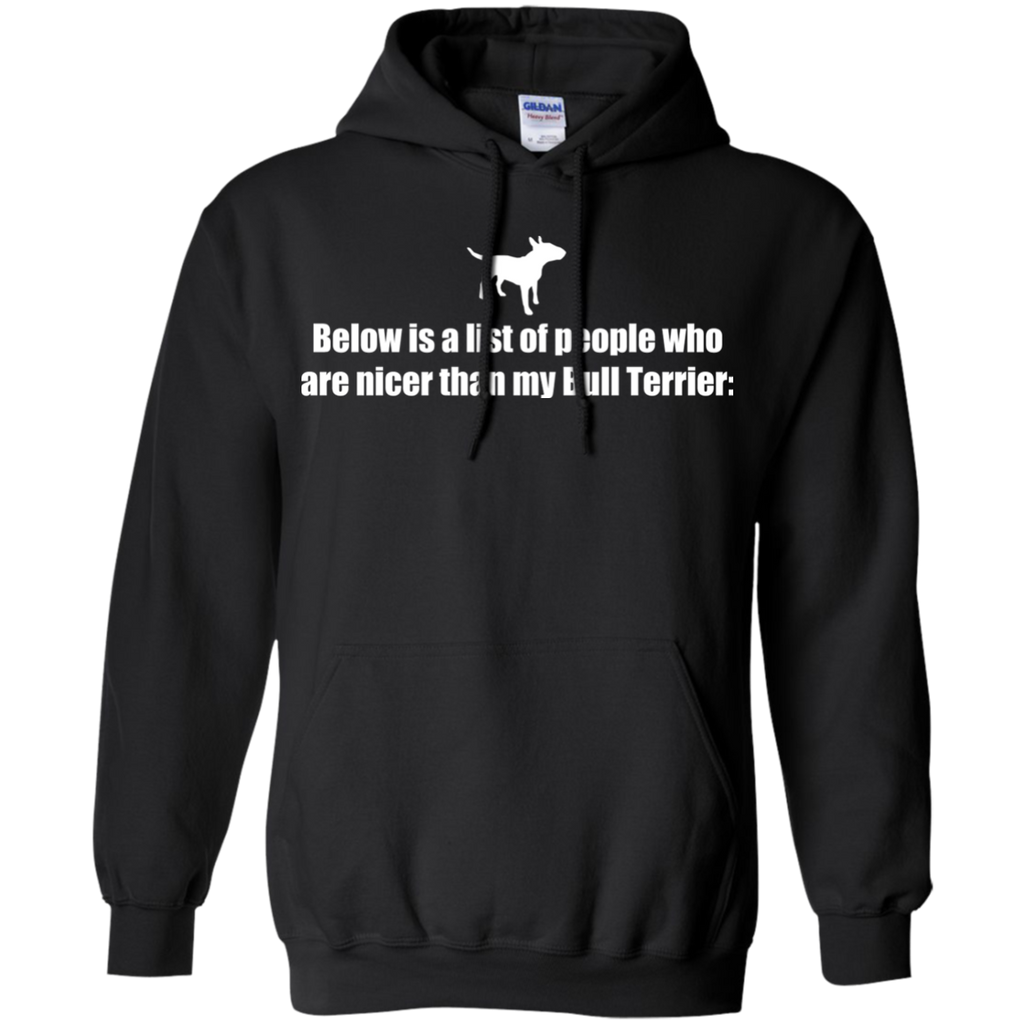 below is a list of people - bull terrier T-Shirt
