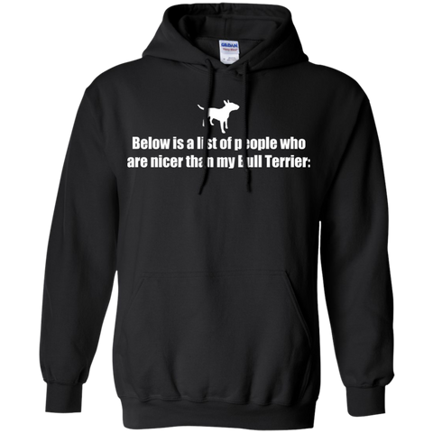 below is a list of people - bull terrier T-Shirt