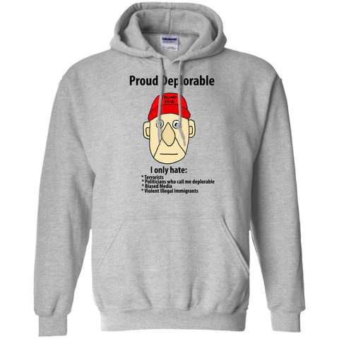 funny proud deplorable political cartoon sweatshirt T-Shirt
