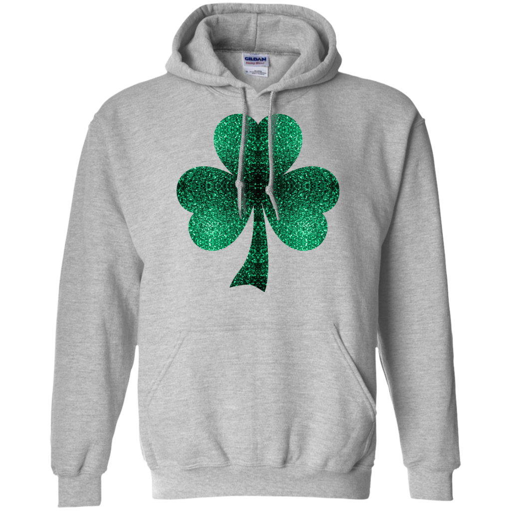 emerald green shamrock clover sparkles T-Shirt