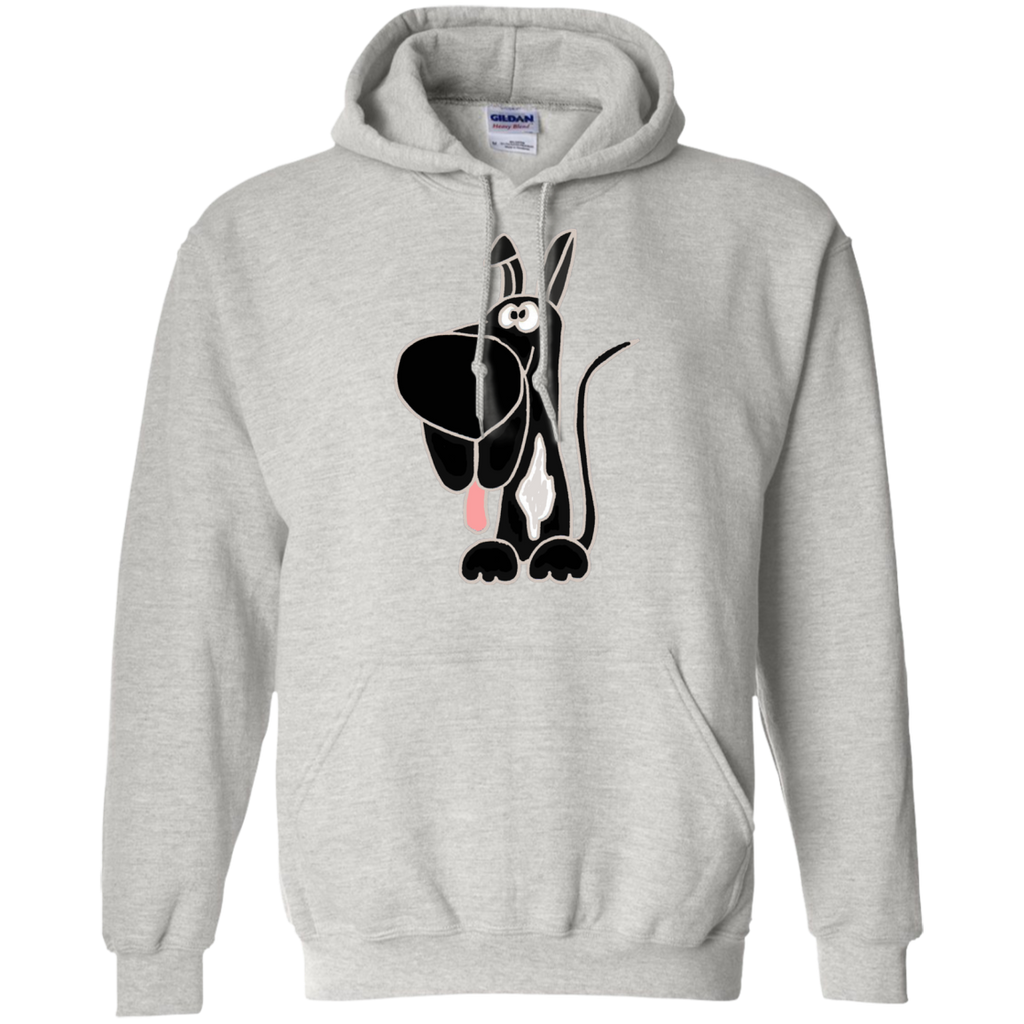funny cute black great dane dog art T-Shirt