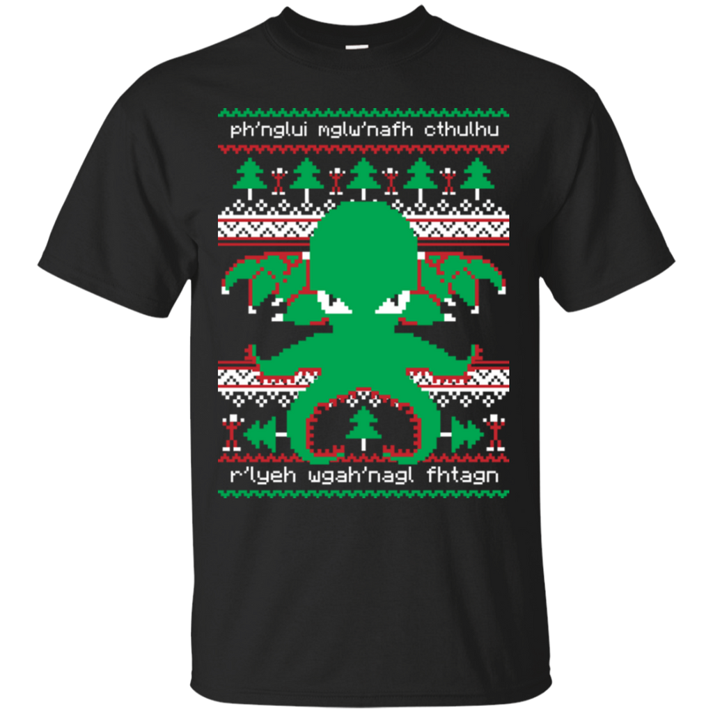 cthulhu cultist christmas T-Shirt