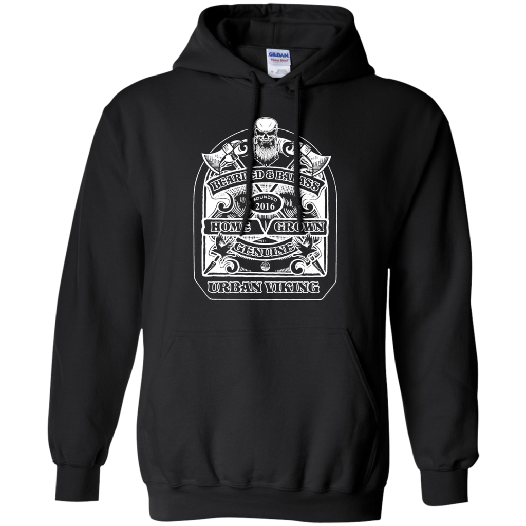 bearded & badass home grown genuine urban viking T-Shirt