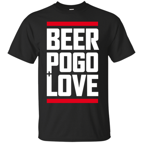 beer, pogo & love black T-Shirt