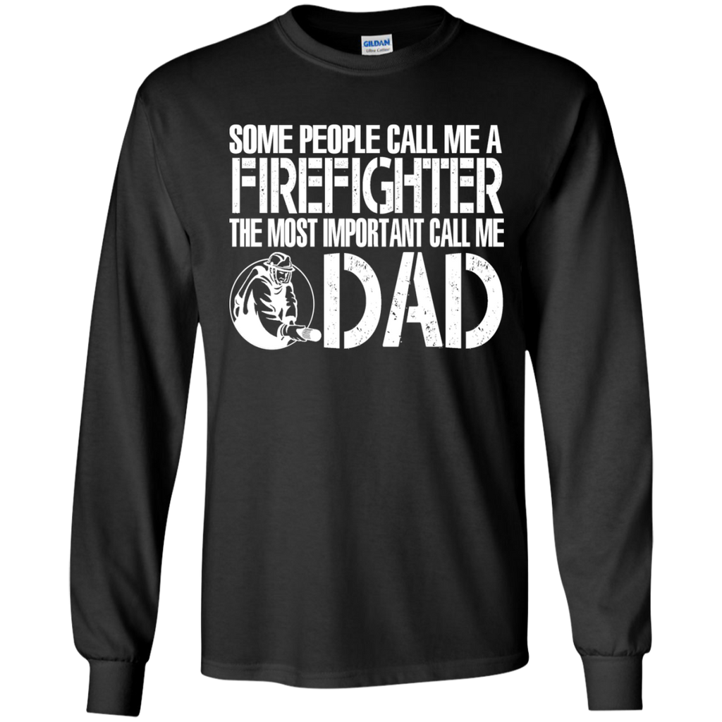 firefighter dad matching family T-Shirt