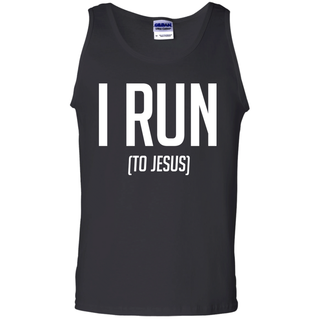 i run to jesus tanks/tees - running T-Shirt
