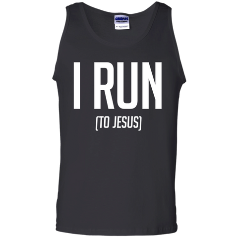 i run to jesus tanks/tees - running T-Shirt