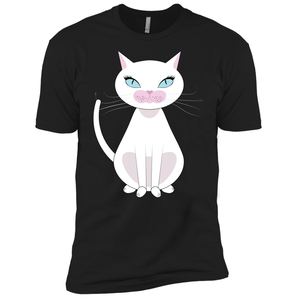 cartoon white cat sweatshirt T-Shirt