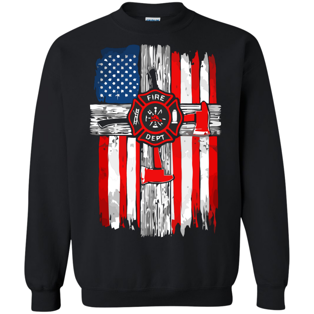 firefighter american flag T-Shirt