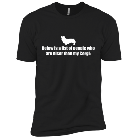 below is a list of people - corgi T-Shirt