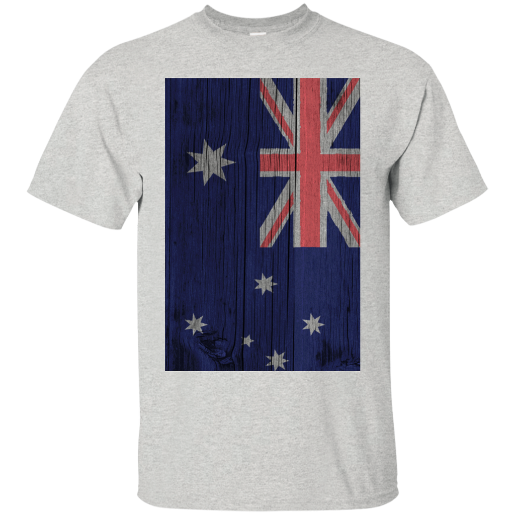 australia flag painted on wood T-Shirt